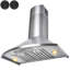 30-in Convertible 343 CFM Stainless Steel Wall Mount Range Hood with Carbon Filter-61552504
