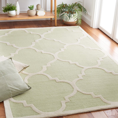 Cannen Hand Tufted Wool Geometric Rug