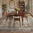 8'X10' Washable Floral Area Rug with Non-Slip Backing Green-118230706-122570919