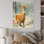 «Brown Deer Winter Adventure II - Deer Animal», art mural