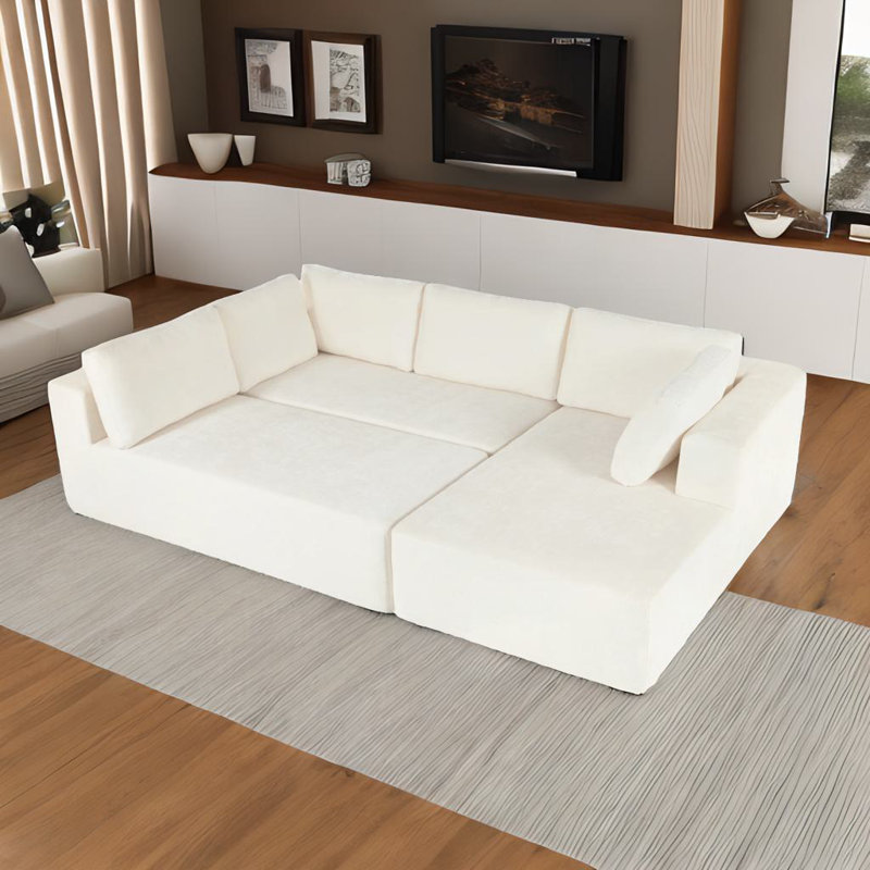 Canapé modulaire Lavatrice, Beige