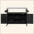 Kitchen Island, Rolling Bar Cart & Storage Cabinet, Farmhouse Solid Wood Outdoor Grill Table With Stainless Steel Top, Spice Rack , Towel Rack For Kitchen & Barbecue