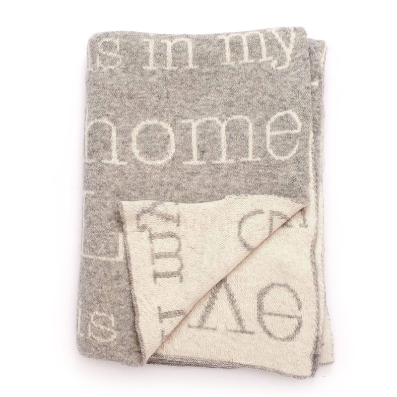 Love Is In My Home Knitted Throw Blanket