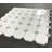 Thassos White Octagon and Green Dot Wall & Floor Mosaic Tile