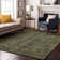 Premium Machine Washable Cerrito AMF571 Green Rug