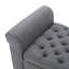 Banc de rangement Claxton de 127 cm (50 pouces) de style contemporain, capitonné, avec couvercle rabattable, accoudoirs arrondis et charnières à fermeture douce.-132739300-130146921