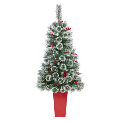 Swiss Easy Set-Up 52' Lighted Christmas Tree
