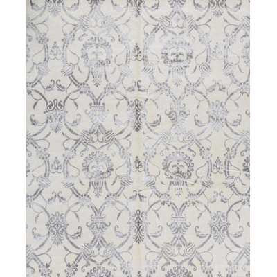 Damask Area Rug
