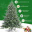 Arbre de Noël épinette vert 72 po