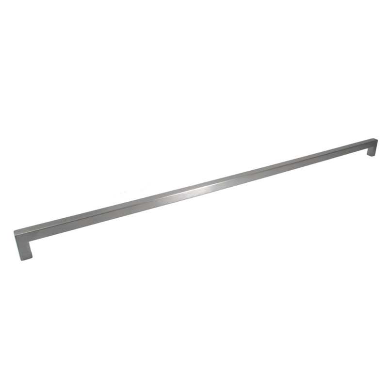 Square Cabinet 24" Center to Center Bar Pull, Brushed Nickel