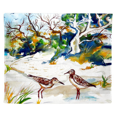 Suspension murale arbres de polyester et plage