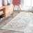Ethelinde Power Loom Performance Oriental Medallion Cream Rug-697598415