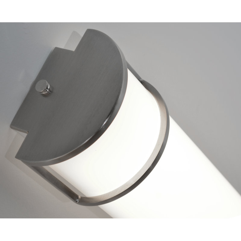 Pacific - Lumière de meuble-lavabo à DEL - l 48 po - Nickel satiné, L 48 po