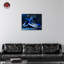 «Blue Sneakers» bleu et noir «Motivational Man Cave» par Notoriart-102550809-102550810