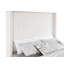 Westmere 65 po lit tapissier à oreilles Eastern King crème-106957941