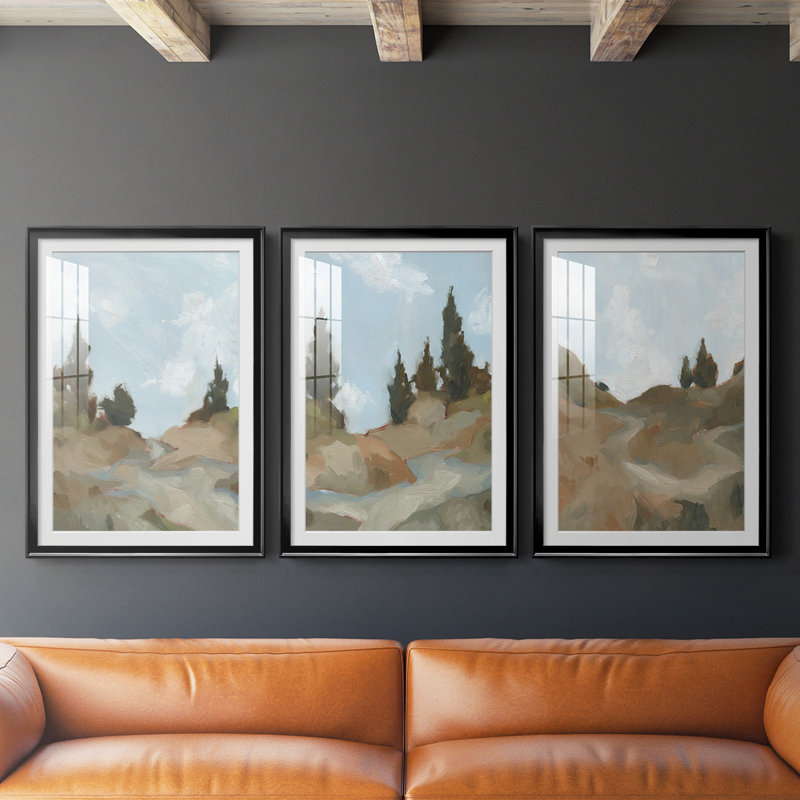 Impression sur toile encadrée de qualité supérieure - prêt à accrocher, H 42,5 po x l 61 po, Cadre noir