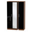 Yvette 3 Door Manufactured Wood Wardrobe-23704029-18860354