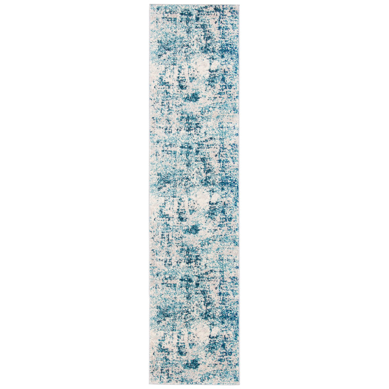 Abstract Area Rug, Runner 61 x 244 cm