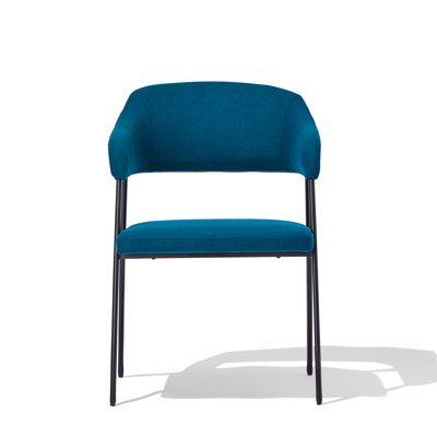 Chaise avec accoudoirs rembourrée Charneco