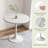 Indars Round Metal Base Dining Table-1649017039-1649017038