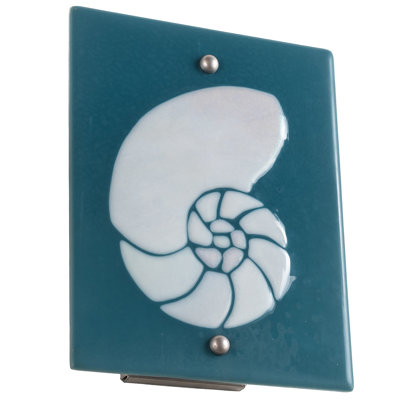 9" Wide Metro Fusion Nautilus Right Wall Sconce