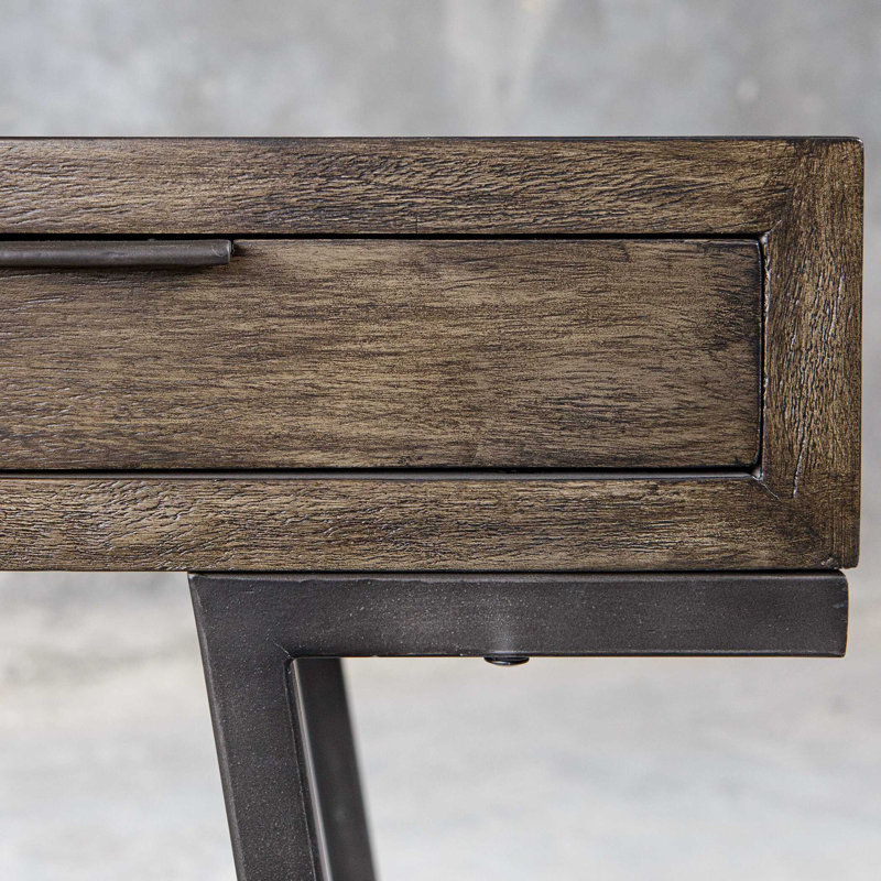 Bureau en bois naturel Uttermost Comrade