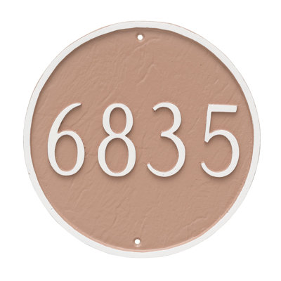 1-Line Wall Address Plaque