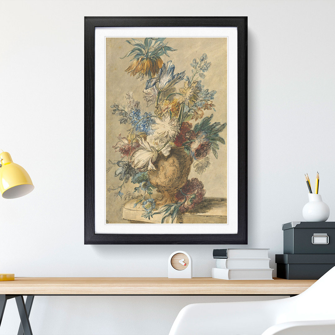 Still Life with Flowers Vol.6 by Jan Van Huysum - Picture Frame Painting