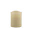 Bougie colonne sans flamme 4 po ivoire