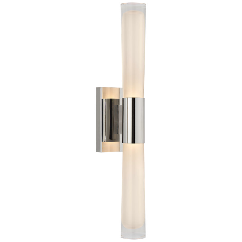 AERIN Brenta Single Sconce, Polished Nickel