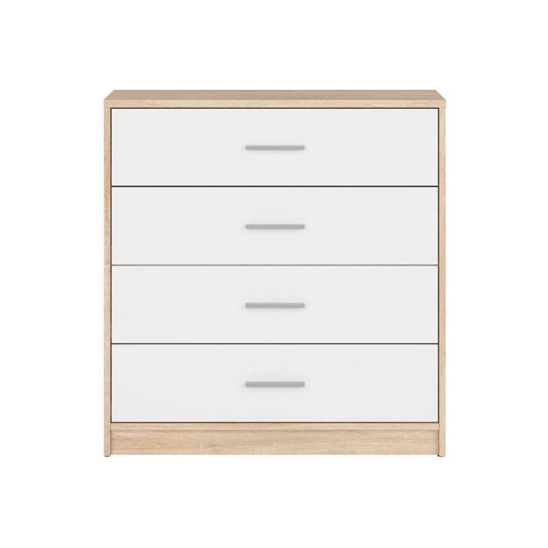 Chest of Drawers, Oak Sonoma/White