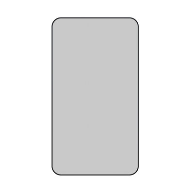 Trinity 22 in. x 40 in. Square Radius Mirror