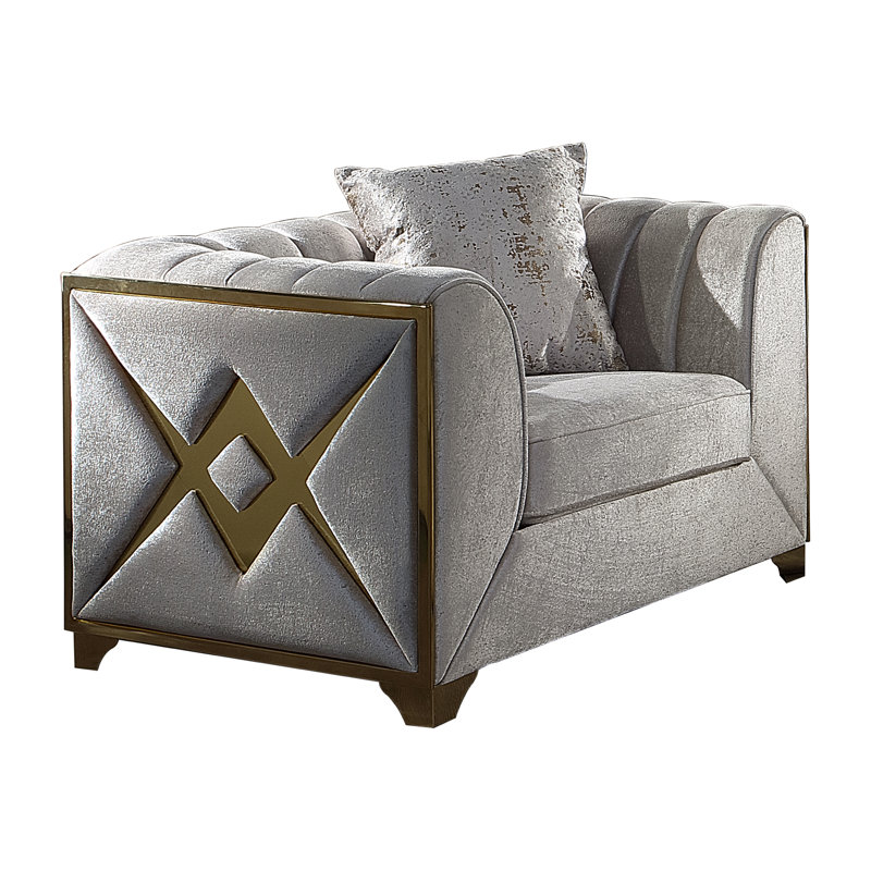 Modern Style Chair, Cream