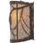 Rustic Lodge Flush Mounted Sconce