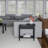 22.75-inch American Style Simple Square Storage Flip Table (black)