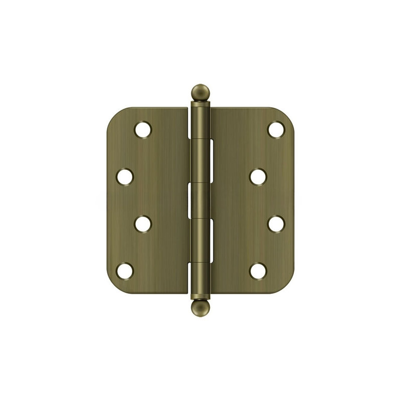 102'' x 102'' Steel Butt Bearing Hinge, Antique Brass