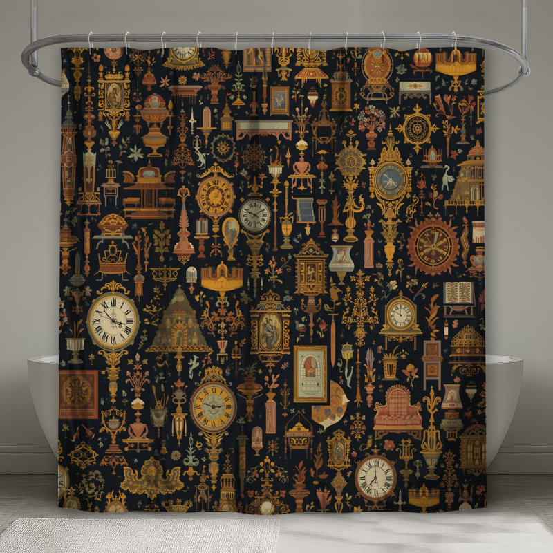 Rideaux de douche Vintage, L 70 po x H 93 po