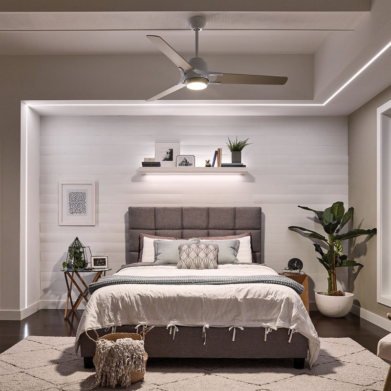 Eisenhower 60cm Ceiling Fan with LED Lights