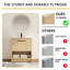 Meuble-lavabo sur pied simple 30 po avec comptoir en céramique Gatby-506933046-506933045
