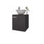 Meuble-lavabo avec lavabo intégré Wengue-522099843