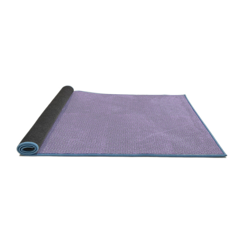 Tapis mauve en laine, Carré 5 pi
