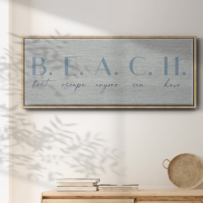 Best Escape- Framed Canvas