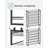 48-60 Pair Stackable Shoe Rack,  with Adjustable Flat or Angled Shelves