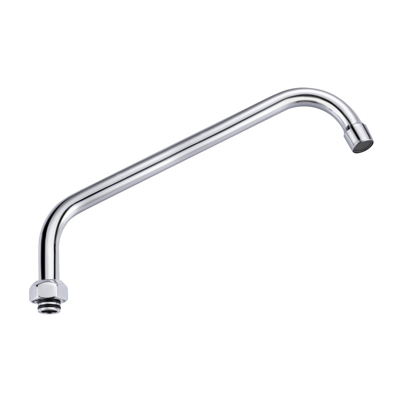 Remplacement du bec de robinet de 12 po en chrome poli - filetage interne G3 / 4