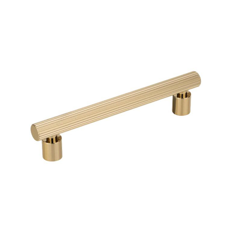 Polished Gold "Elite" 6-5/16 in. Drawer Pull, 5"
