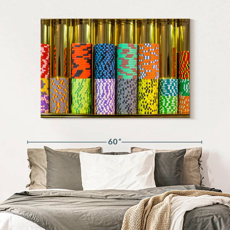 Senne Gambling Chips, 34" H x 51" W