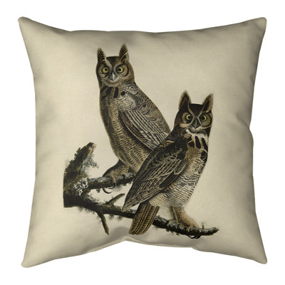 Housse de coussin et insert John John Audubon