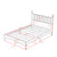 Lit plateforme en bois avec tête de lit-921344335