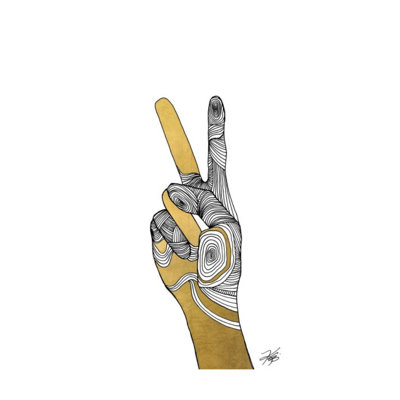 Sign Language VI by Kelli Ellis - Graphic Art