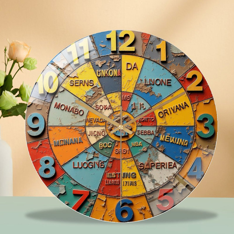 Horloge murale 12 po